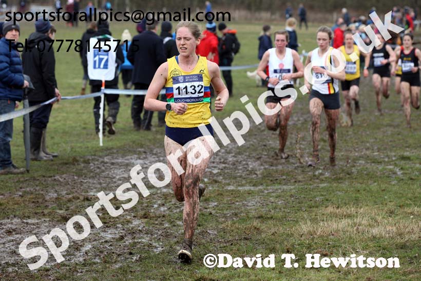 Senior womens 2018 British Inter Counties Cross Country Champs., Prestwold Hall, Loughborough. Photo: David T. Hewitson/Sports for All Pics